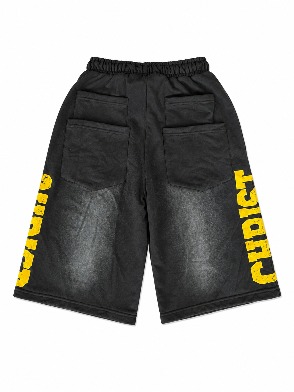 Christ 3/4 Capri Shorts (Yellow)