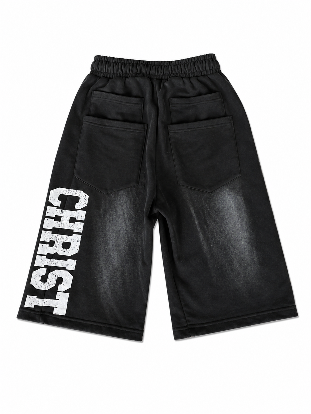 Christ 3/4 Capri Shorts (White)