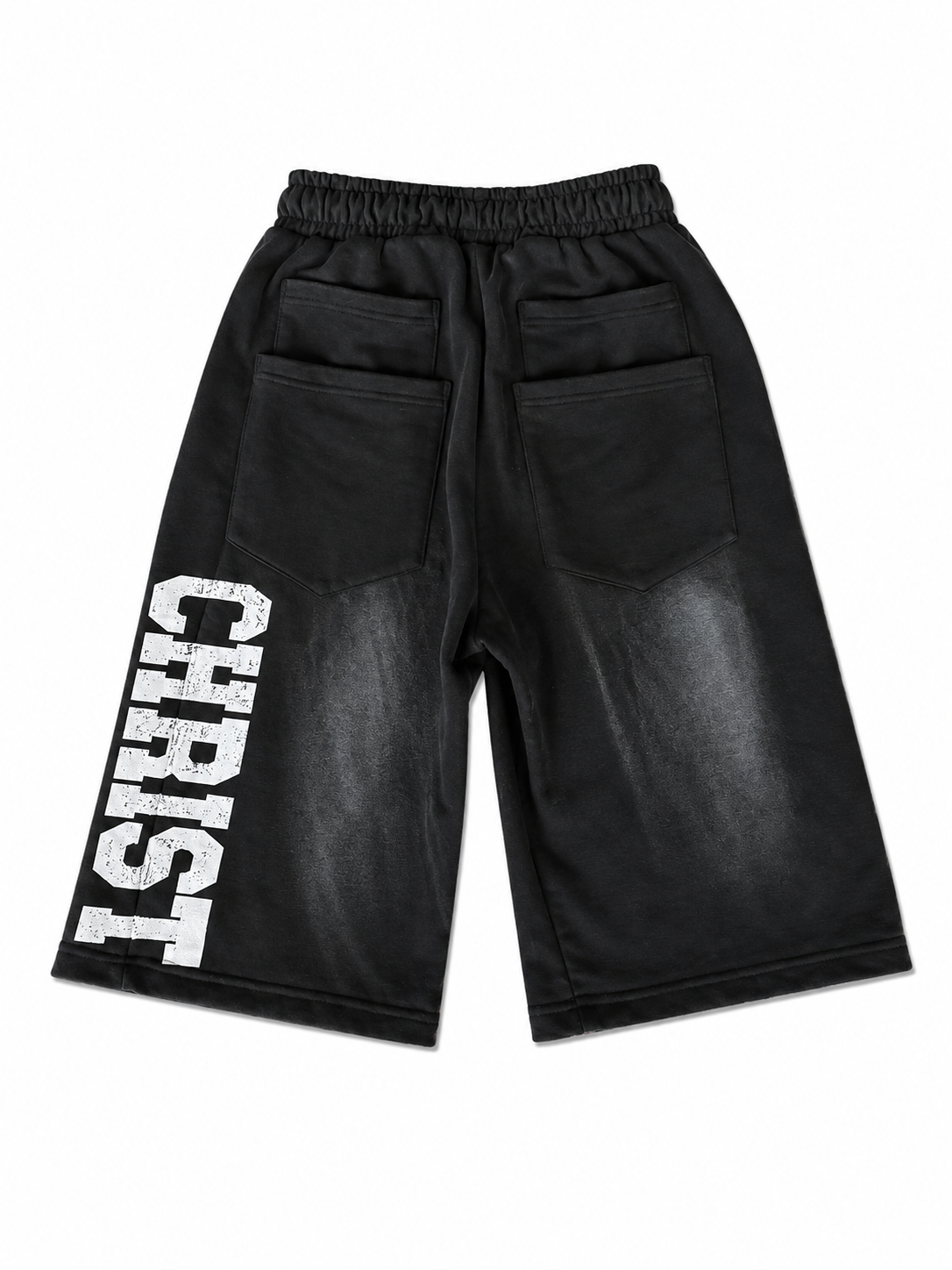 Christ 3/4 Capri Shorts (White)