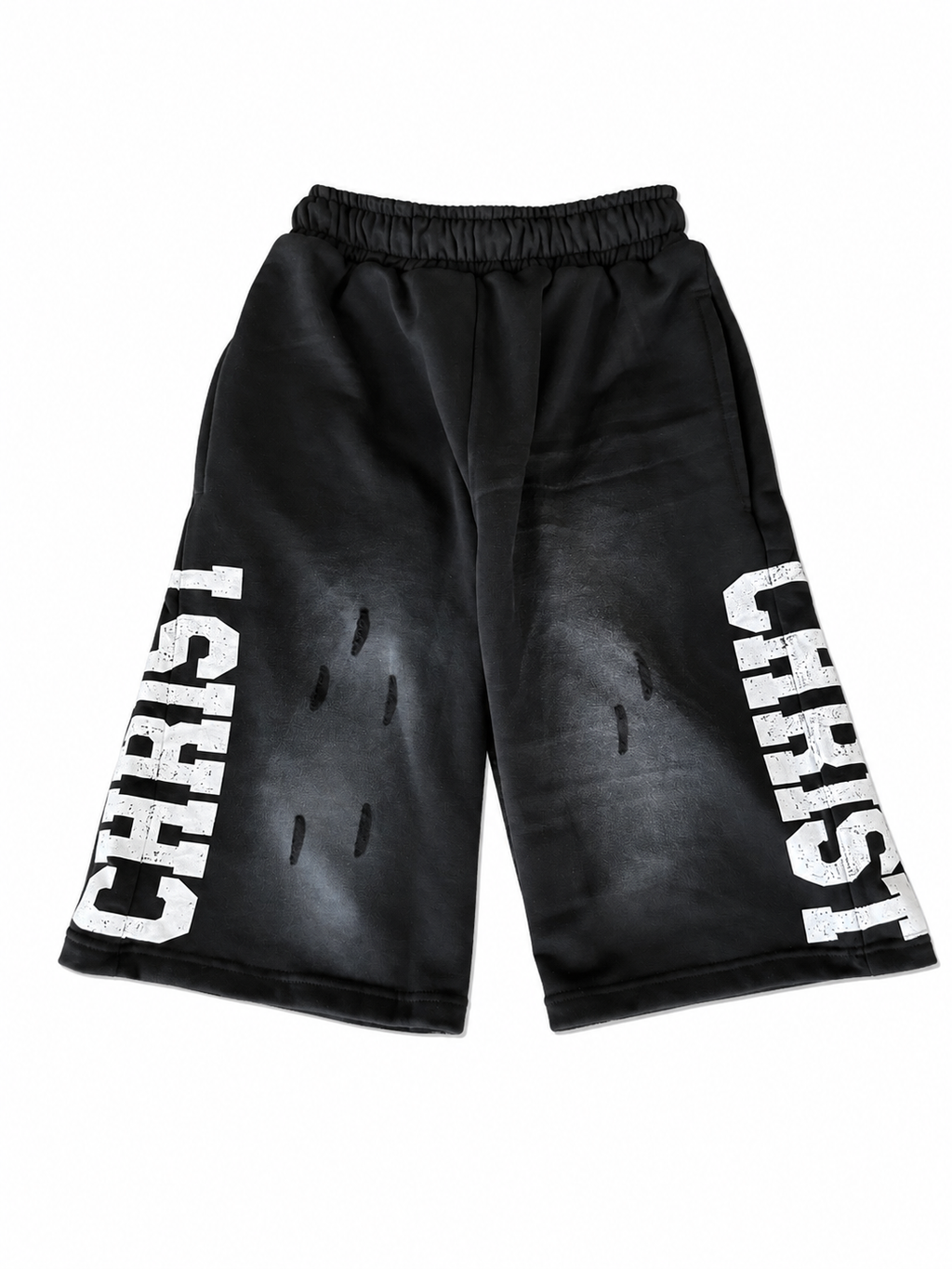 Christ 3/4 Capri Shorts (White)