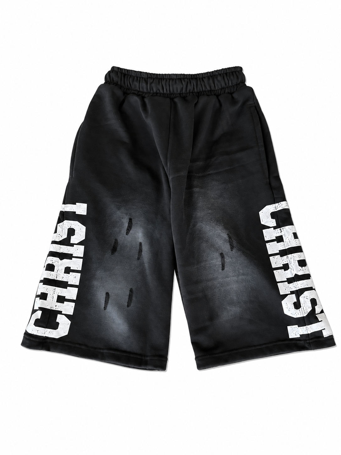Christ 3/4 Capri Shorts (White)