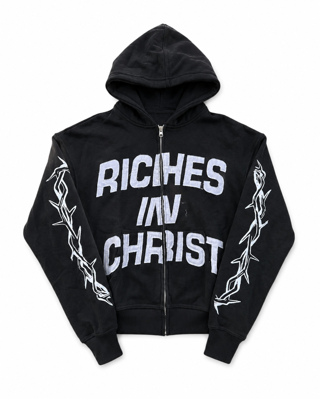 Riches In Christ Zip-Up Hoodie (Black)