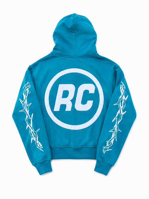 Riches In Christ Zip-Up Hoodie (Blue)